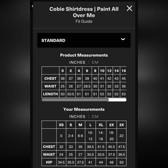 THE KIT Cobie Shirtdress Paint All Over Me, Organic Cotton, UK 16 US 10/12, NWOT - Picture 10 of 10